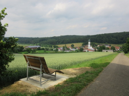 Panoramaliege - mit Blick auf Buggenhofen